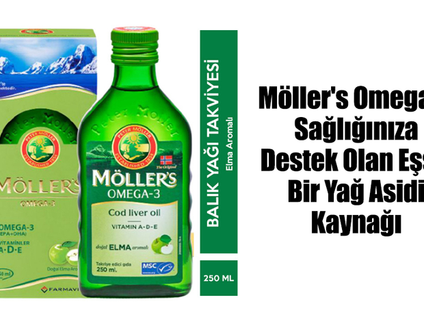 Möller's Omega-3 Sağlığınıza Destek Olan Eşsiz Bir Yağ Asidi Kaynağı