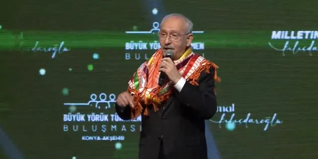 CHP Genel Başkanı Kemal Kılıçdaroğlu, Konya’da, Büyük Yörük Türkmen Buluşması’nda