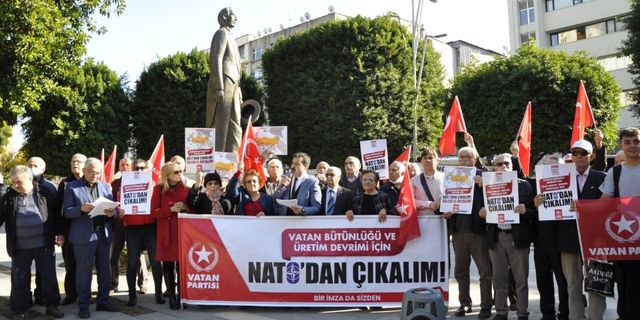Vatan Partisi Adana İl Başkanı Ahmet Suseven; "NATO’dan çıkalım başı dik yaşayalım"