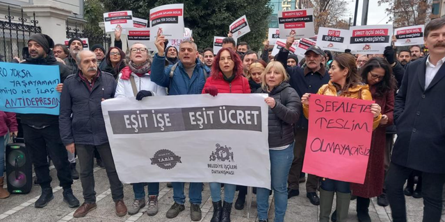 TABİB ve Belediye İşçileri Dayanışması; "Taşeron işçilerin sesine kulak verin"