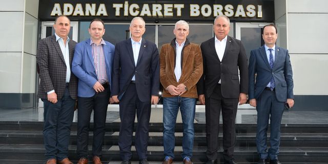 Stevo Savic Adana Ticaret Borsası Yönetimini Ziyaret Etti