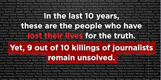 Son on yılda yaklaşık 1000 gazeteci öldürüldü