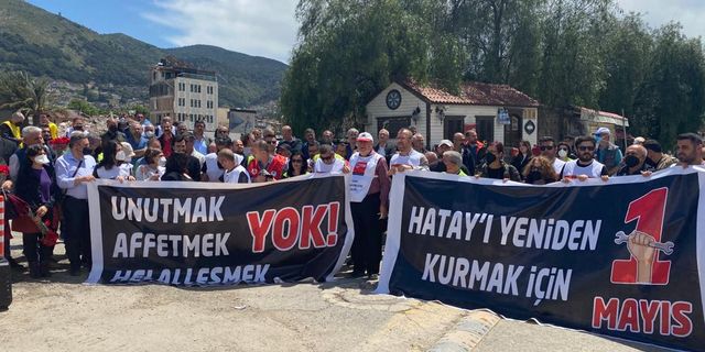 Hatay Emek ve Demokrasi Güçleri anmada; "Unutmak, Affetmek, Helalleşmek Yok" dedi