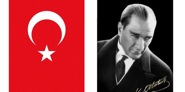 Atatürk rozeti ve Türk bayrağı, AKP’nin itirazı üzerine siyasi simge sayılarak yasaklandı.