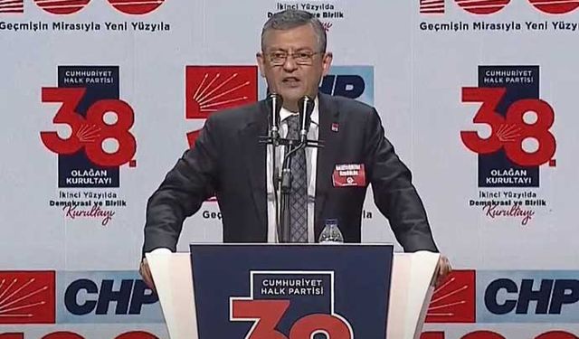 Özgür Özel, CHP 38. Olağan Kurultayı’nda adaylık konuşmasını yaptı.