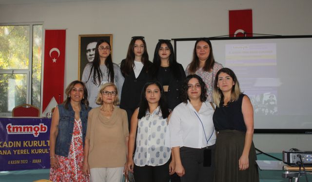 İMO Adana Şubesi, Kadına Yönelik Şiddete Karşı Mücadele Günü Kapsamında Açıklama Yaptı