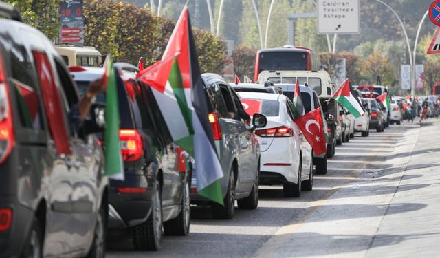 Filistin'e destek eylemi için İncirlik Hava Üssü'nde göstericilere biber gazı ve TOMA ile Müdahale