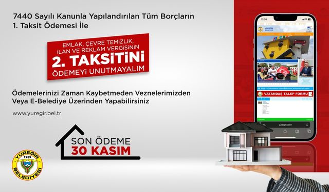 Vergi ve Yapılandırma Ödemelerinde Son Gün 30 Kasım