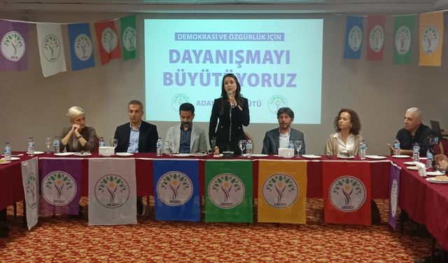 HEDEP Eş Genel Başkanı Tülay Hatimoğulları Adana'da Basınla, Kurumlarla ve Halkla Buluştu