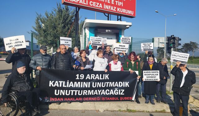 İnsan Hakları Derneği  "19 Aralık Katliamını Unutmadık, Unutturmayacağız!" 