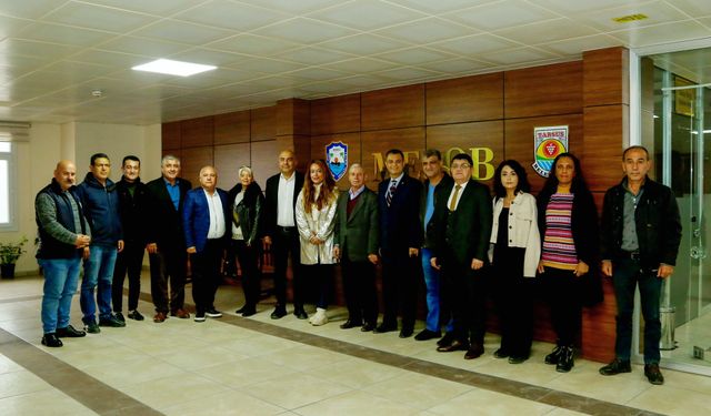 CHP TARSUS BELEDİYE BAŞKAN A.ADAYI AV. OZAN VARAL, ESNAF ODALARI BAŞKANLARIYLA BİR ARAYA GELDİ