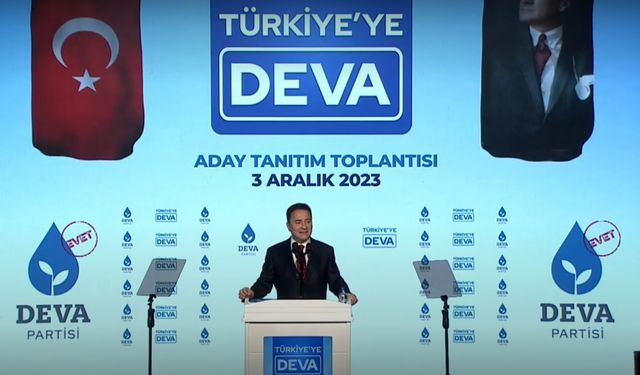 DEVA Partisi Genel Başkanı Ali Babacan, 51 il ve ilçe belediye başkanı adayını açıkladı