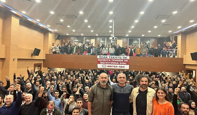 BİRTEK-SEN Özak tekstil işçileri için Urfa Belediye Başkanı "sorumluluk alma sözü verdi"