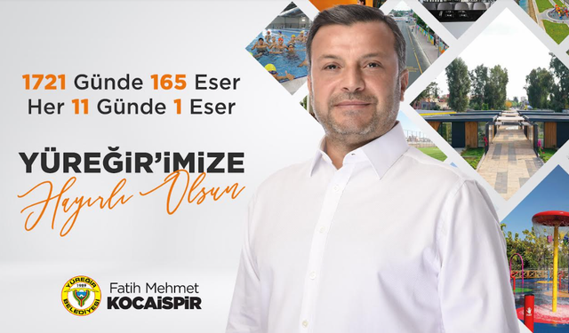 Yüreğir’e Her 11 Günde 1 Eser