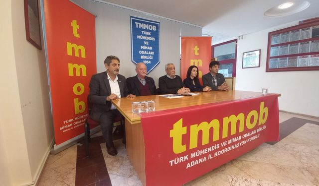 5. Adana Kent Sorunları Sempozyumu Sonuç Bildirgesini TMMOB Adana İKK Sekreteri Ahmet Uncu Açıkladı