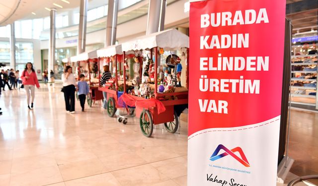 YENİ YIL HEDİYESİ BÜYÜKŞEHİR’İN ÜRETİCİ KADINLARINDAN ALINIR