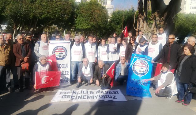 Anadolu Emekliler Derneği; ’’Geçinemiyoruz, bütçeden hakkımızı istiyoruz’’