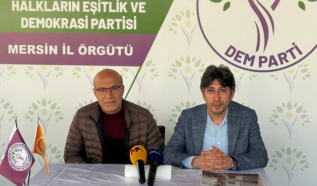 DEM Parti Mersin Milletvekili Av. Ali Bozan’dan AKP’li Kıratlı’ya: Ya ispat et ya da istifa et!