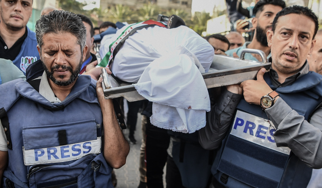Gazze'deki savaşta 2024 yılının ilk haftalarında en az yedi gazeteci ve medya çalışanı öldürüldü