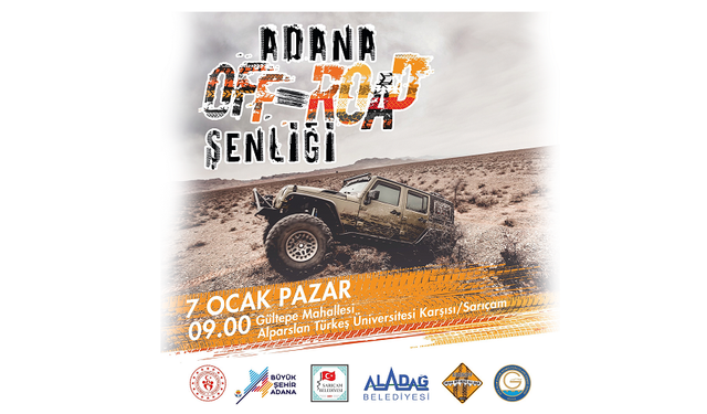 Adana Off-Road Şenliği 7 Ocak'ta başlıyor.