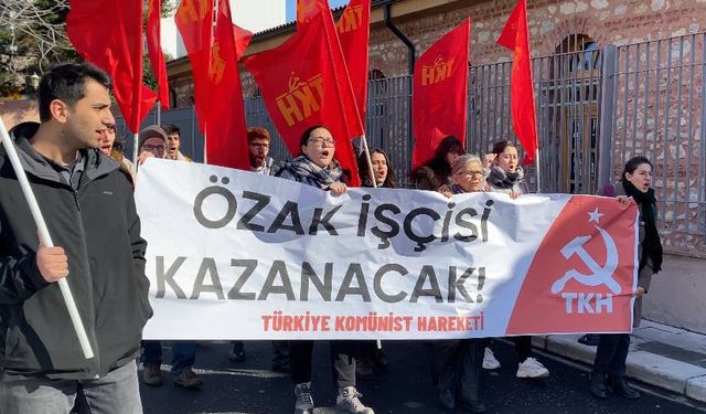 TKH Genel Başkanı Aysel Tekerek "Hakları için direnen Özak Tekstil işçilerinin yanındayız"