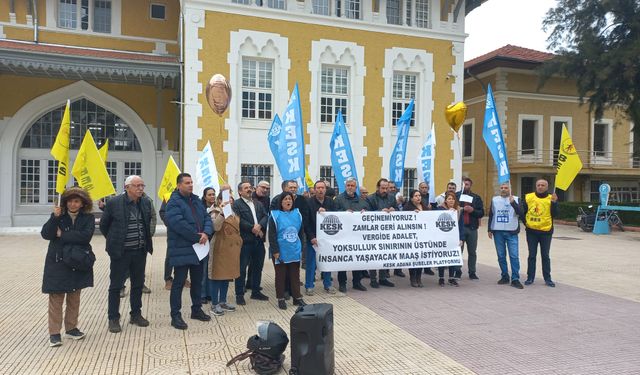 KESK Adana Şubeler Platformu; Sadaka değil, emekçilerin hakkı olanı birlikte isteyelim.