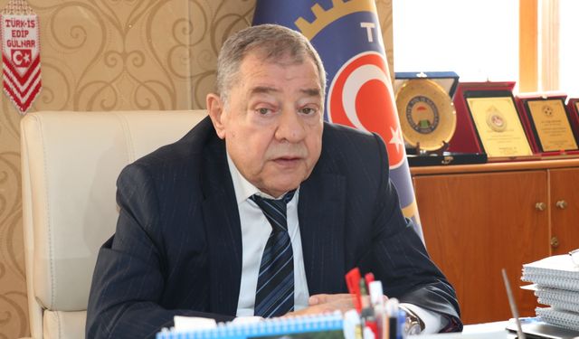 Türk-İş 4. Bölge Başkanı Edip Gülnar, VERGİDE ADALETSİZLİK SON BULMALI