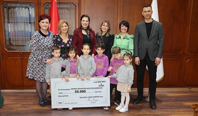 Minik Yüreklerden Türkiye’nin Çocuk İyilik Merkezi’ne Destek