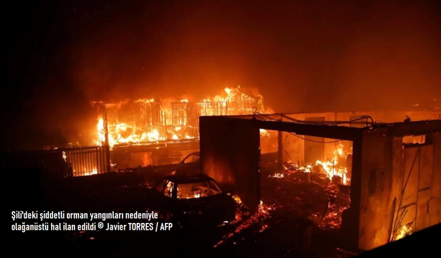 Şili'de orman yangınları nedeniyle olağanüstü hal ilan edildi