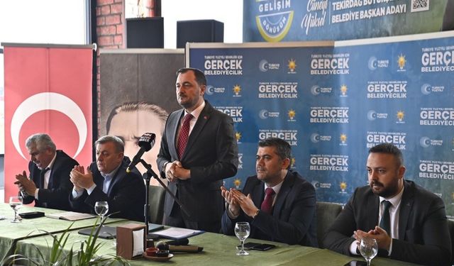 Tekirdağ Adayı Cüneyt Yüksel’e İlçelerde Halkın Coşkulu İlgisi Sürüyor