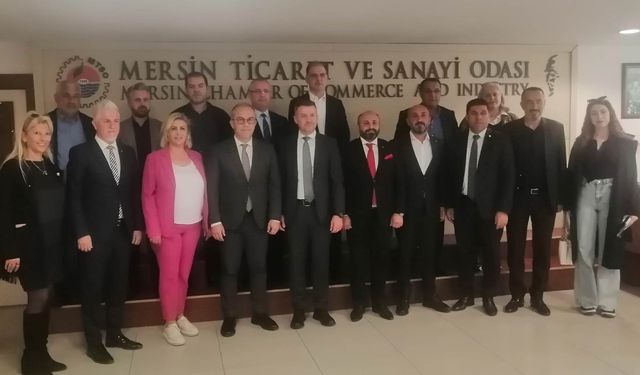 DEVA Partisi Mersin Büyükşehir Belediye Başkan Adayı Dr. Güran Dinçer'den MTSO'ya Övgü Dolu Ziyaret