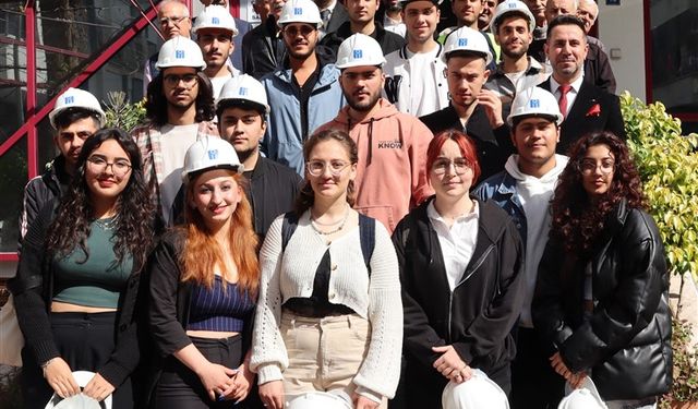 Geleceğin inşaat mühendisleri İMO’da baret taktı