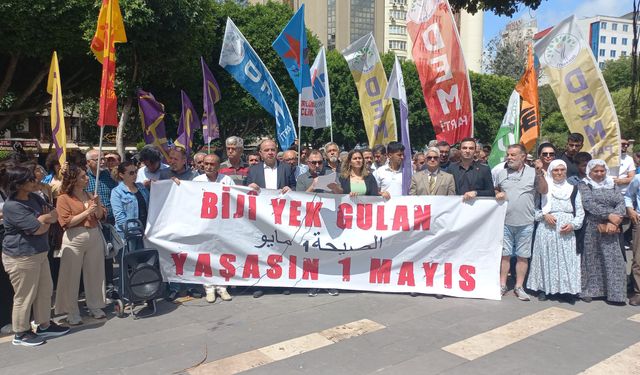 Adana Emek ve Demokrasi Güçleri; 1 Mayıs’ta Hukuk Tanımayanlara Sesleniyoruz, Suç İşlemeye Devam Ediyorsunuz
