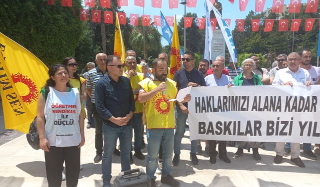 Eğitim Sen Adana Şube Başkanı Fatih Toprak: "Baskılar, Gözaltılar, Tutuklamalar Bizi Yıldıramaz! Haklarımızı Alacağız!"