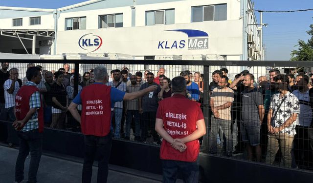 İşçilerden KLAS Isıtma Soğutma Klima Sistemleri Fabrikası'na Anayasal Hak Çağrısı