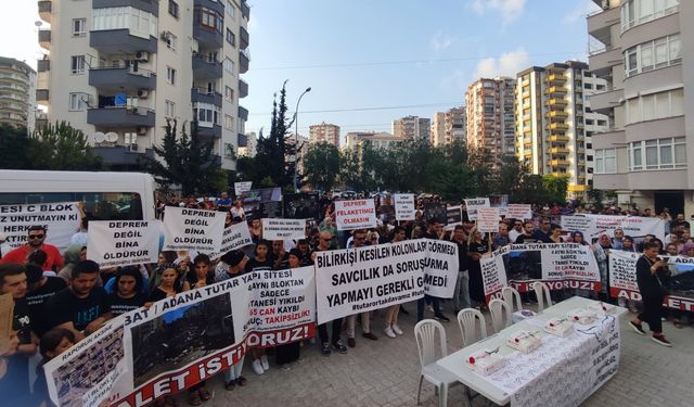 Depremde 63 kişinin öldüğü Adana'da ki Tutar Apartmanı davasında ki tutuklu sanıklar tahliye edildi