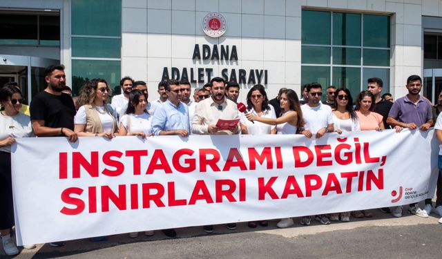 CHP Adana İl Gençlik Kolları Başkanı Ahmet Tanık; Özgürlükler her geçen gün kısıtlanıyor