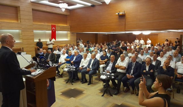 TÜRK-İŞ Genel Başkanı Ergün Atalay Trabzon’da Eylem Planını Anlattı