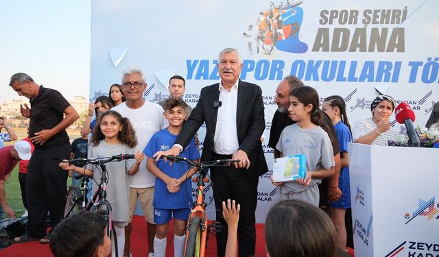 Adana Büyükşehir’den 20 bin çocuğa Yaz Spor Okulları ile spor yapma olanağı