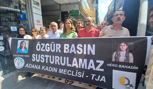 DEM Parti Adana Kadın Meclisi'nden Açıklama: “Özgür Basın Emekçisi Kürt Kadın Gazetecilere Yönelik Katliamı Lanetliyoruz