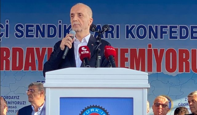 Türk-İş Genel Başkanı Ergün Atalay’dan Zonguldak’ta İşçi Hakları Vurgusu