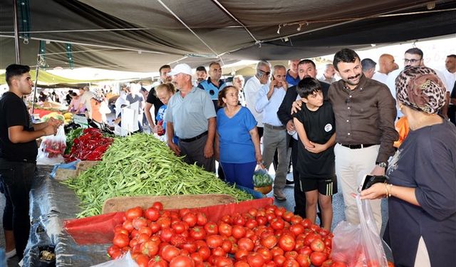 Akdeniz Belediyesi Eş Başkanı Sarıyıldız, Çay Mahallesi’ne Kapalı Semt Pazarı Müjdesi Verdi