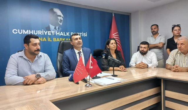 CHP Adana İl Başkanı Anıl Tanburoğlu'ndan Eğitimdeki Sorunlara Dair Açıklama