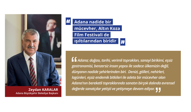 Zeydan Karalar, Altın Koza Film Festivali'nin 31'incisi gerçekleştiriyor olmanın heyecanı ve gururunu yaşıyoruz.