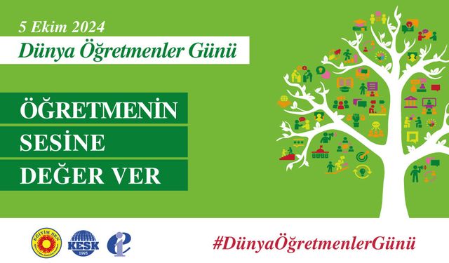 Eğitim Sen’den 5 Ekim Dünya Öğretmenler Günü Mesajı: Haklarımız ve Taleplerimiz İçin Mücadele Günü!