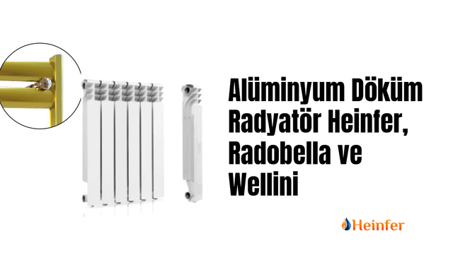 Alüminyum Döküm Radyatör Heinfer, Radobella ve Wellini