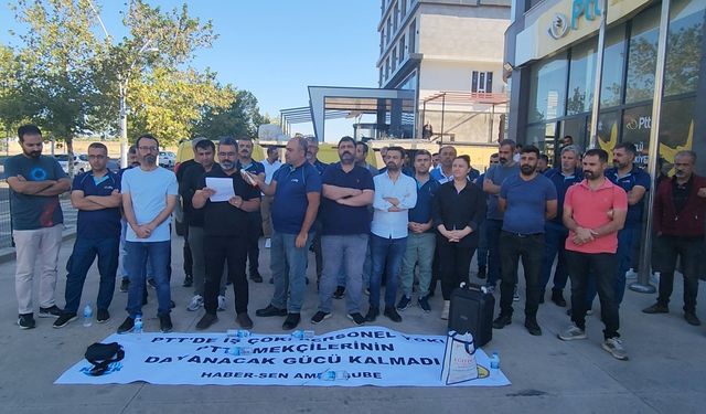 Diyarbakır'da PTT Çalışanlarından Basın Açıklaması: "Baskı ve Angarya Çalışma Dayatmalarına Karşı Mücadele"