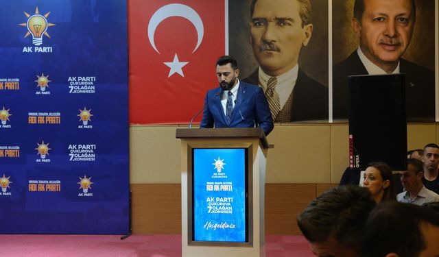 AK Parti Çukurova İlçe Başkanlığına yeniden seçilen Cemal Akın:  “SORUMLULUĞUMUZ BÜYÜK, YOLUMUZ UZUN”