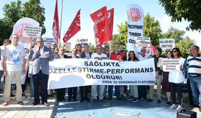 Adana Emek ve Demokrasi Güçleri; Yenidoğan Çetesi Olayı, Sağlıkta Piyasacı Dönüşümün Vahim Sonuçlarından Biridir