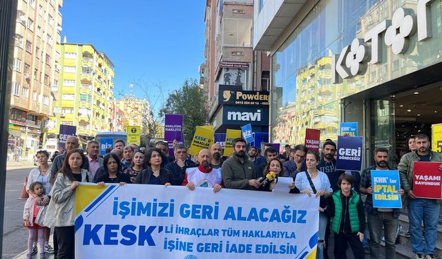 Amed KESK Şubeler Platformu, 8 yıl önce 29 Ekim’de işlerinden ihraç edilen KHK’lılarla İlgili açıklama yaptı